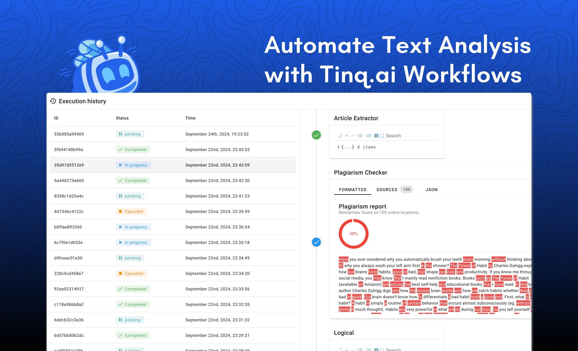 Introducing Tinq.ai Workflows: Automate Your Text Analytics with Ease